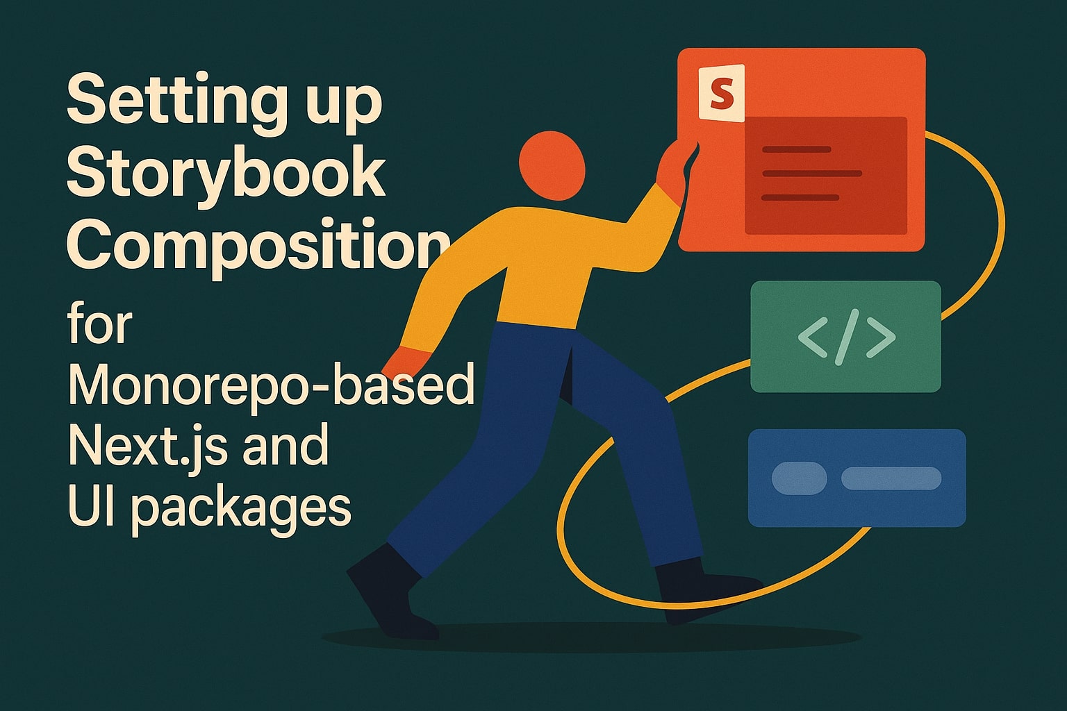 Setting up Storybook Composition for Monorepo-based Next.js and UI packages 배너